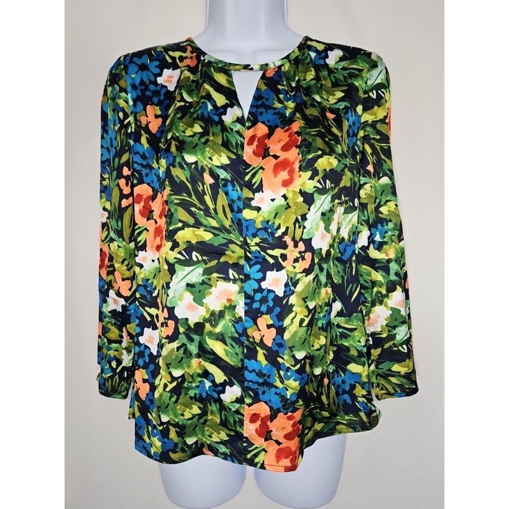 The Modern Abstract Women's‎ Floral Lightweight Pullover Blouse Size Small NWT